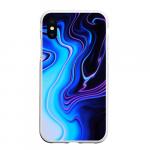 Чехол для iPhone XS Max матовый "Размытые краски / Neon Digital"