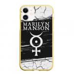 Чехол для iPhone 11 матовый "MARILYN MANSON / М. МЭНСОН"