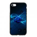 Чехол для iPhone 6/6S матовый "Атом"