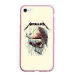 Чехол для iPhone 6Plus/6S Plus матовый "Metallica"