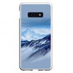 Чехол для Samsung S10E "Серо-голубые горы"