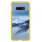 Чехол для Samsung S10E "Серо-голубые горы"