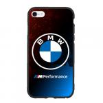 Чехол для iPhone 6Plus/6S Plus матовый "BMW - Снежный"