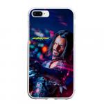 Чехол для iPhone 7Plus/8 Plus матовый "Cyberpunk 2077"