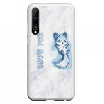 Чехол для Honor P30 "Snow fox"