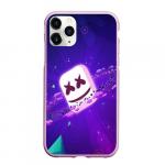 Чехол для iPhone 11 Pro Max матовый "Marshmello"