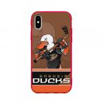 Чехол для iPhone X матовый "Anaheim Ducks"
