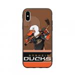 Чехол для iPhone X матовый "Anaheim Ducks"