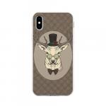 Чехол для iPhone X матовый "Deer"