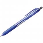 Ручка шариковая автоматическая Crown Quick Dry синяя, 0,5 мм, грип, гибридные чернила, QD-018