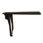 Стол (пюпитр) для стула Изо для конференций, складной, пластик/металл, черный, P07001-004-000X