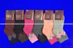 Зувей носки женские ангора + шерсть с рисунком 2323