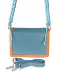 Женская летняя сумка сэтчел из экокожи, цвет бирюзовый