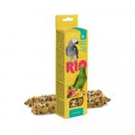 RIO Палочки для крупных попугаев с фруктами и ягодами, коробка 2х90г 22150 АГ