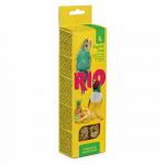 RIO Палочки для волнистых попугайчиков и экзотов с тропическими фруктами, коробка 2х40г 22110 АГ