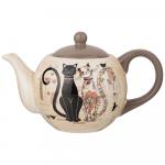 Agness 358-1723 чайник заварочный "парижские коты" 900 мл. (кор=16шт.)