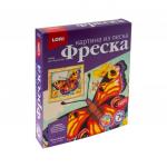 Фреска Картина из песка Пёстрая бабочка