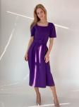 Платье в ретро-стиле фиолетовое