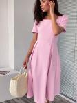 Платье в ретро-стиле нежно-розовое