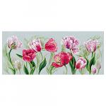 100/052 Набор для вышивания Riolis 'Весенние тюльпаны', 70*30 см