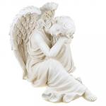 Скульптура-фигура для сада из полистоуна "Ангел-девушка" 38х49 см (Россия)