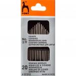 01312 Иглы швейные с острым кончиком № 3-9, 20 шт PONY