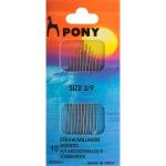 02861 Иглы для наметки № 3-9, 10 шт PONY