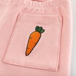 Брюки с логотипом морковка