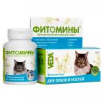 ФитоМины для зубов и костей для кошек, 100 таблеток  АГ