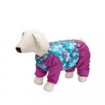Комбинезон для собак на синтепоне OSSO Снежинка р.32 (сука) фиолетовый АГ