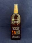 Garnier Amber Solaire масло - спрей SPF 15 для загара 150 мл