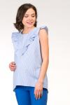 Асимметричная блузка для беременных