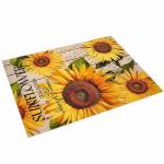 Доска разделочная 30х40 см стеклянная ДВ7-003 Sunflower
