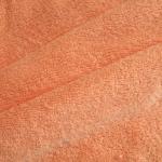 Ткань на отрез махровое полотно 150 см 350 гр/м2 цвет персик