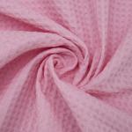Ткань на отрез вафельное полотно гладкокрашенное 150 см 240 гр/м2 7х7 мм цвет 808 пыльная роза