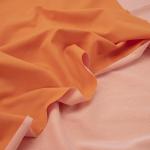 Ткань на отрез футер петля с лайкрой цвет Оранжевый