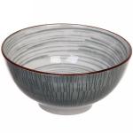 Салатник керамический Тоскана 600 мл 13*6 см серый