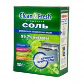 Соль для ПММ CLEAN&FRESH гранулированная 1,8 кг