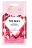 BIELENDA CRYSTAL GLOW RED RUBIN маска для лица питательная с осветляющим эффектом 8 ml