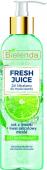 BIELENDA FRESH JUICE Лайм Детоксифицирующий мицеллярный гель для умывания лица 190 г,