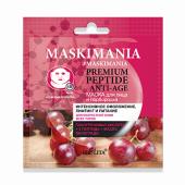 MASKIMANIA Маска д/лица и подбородка Premium Peptide Anti-Age 1шт.