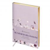 Записная книжка А6 80л. ЛАЙТ, кожзам, Greenwich Line Vision. Summer blossom, тон. блок, зол. срез, NA6_30806