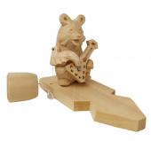 Богородская игрушка "Медведь с балалайкой" (РНИ) арт.8361