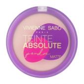 Vivienne Sabo Пудра компактная матирующая/ Mattifying Pressed powder/ Poudre Matifiante compacte "Teinte Absolute matte" тон 02