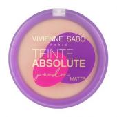 Vivienne Sabo Пудра компактная матирующая/ Mattifying Pressed powder/ Poudre Matifiante compacte "Teinte Absolute matte" тон 04