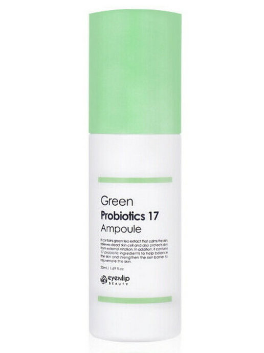 Сыворотка с пребиотиками. Крем с пробиотиками и зеленым чаем EYENLIP Green probiotics 17 Cream 50мл.. Зеленая сыворотка для лица. Тоник с зеленым чаем. Сыворотка 17.