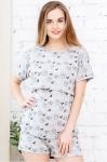 Свободная домашняя пижама с принтом микки маус и сердечки, для беременных и кормящих