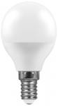 Лампа светодиодная,  (9W) 230V E14 2700K G45, LB-550