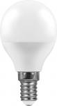 Лампа светодиодная,  (7W) 230V E14 2700K G45, LB-95