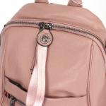 Рюкзак жен натуральная кожа GU 163-2019-12,  1отд,  4внутр+3внеш/карм,  розовый 239189